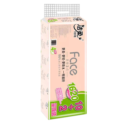 洁柔有芯卷纸12卷1620g4层