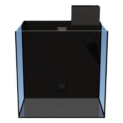 蓝甸桌面珊瑚缸超白玻背滤海水缸