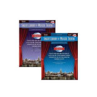 女高音 歌唱家音乐剧图书馆附CD 共两册 原版乐谱书 Soprano Singers Library of Musical Theatre Vol 1-2 HL00322215/00322219