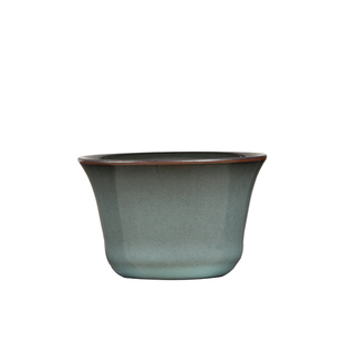 龙泉青瓷哥窑铁胎功夫茶具茶杯陶瓷家用主人杯单杯品名小茶碗茶盏