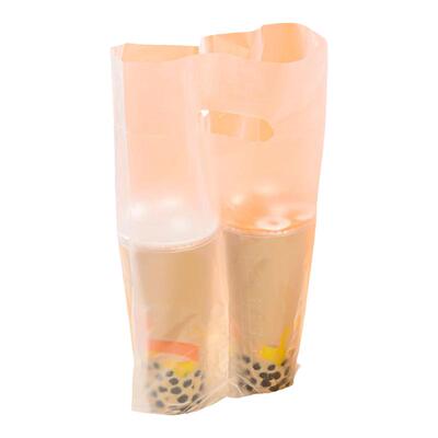 奶茶袋子单双杯外卖食品批发