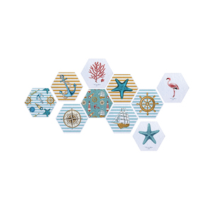 六边形毛毡墙面贴自粘照片遮丑装饰展示板留言客厅卧室免打孔无痕