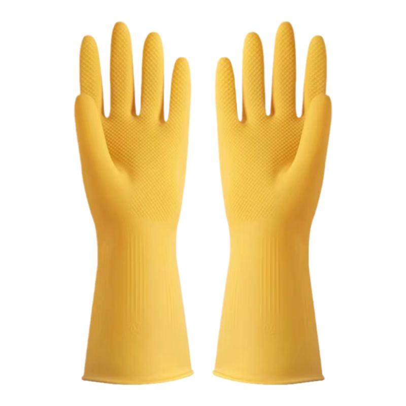 牛筋乳胶手套洗碗橡胶加厚耐用家务厨房工作清洁劳保耐磨防水防滑