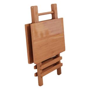 折叠桌餐桌家用小户型可折叠饭桌楠竹吃饭桌子简易户外便携式方桌