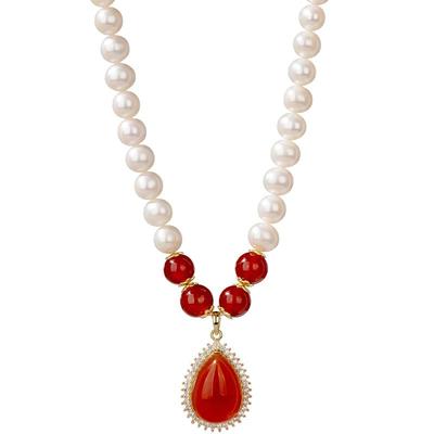 珍珠项链妈妈款本命年礼物妈妈