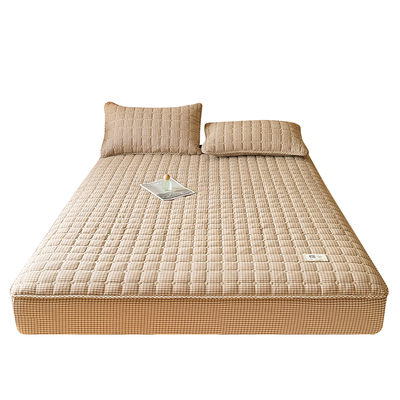 新疆棉花床笠纯棉加厚夹棉床罩套