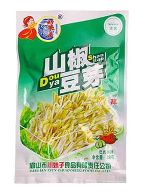 好莱居山椒豆芽四川特产下饭菜