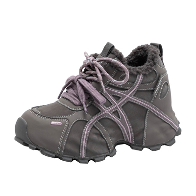 厚底休闲拼色爆款冬季加绒老爹鞋