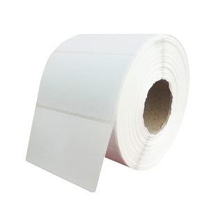 网百20-80mm宽度铜板不干胶标签纸 适用GP9025T GP9034T GP9134T 整箱双排超市条码价格贴纸碳带卷筒标签纸