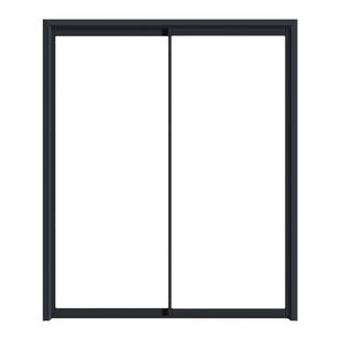 调光玻璃办公室隔断智能电控雾化玻璃自贴膜家用极窄边框推拉移门