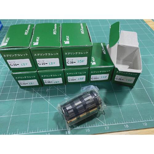 Lot of 8 MST C20 Collet  12P  15P and 16P New