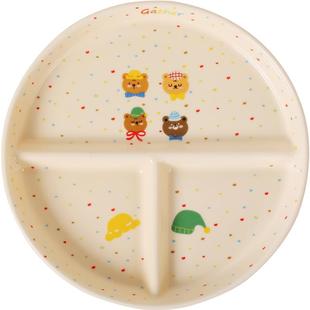 川岛屋分格餐盘大人211减脂餐盘儿童早餐盘女孩男孩家用分隔盘子