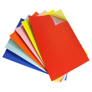 乐标a4标签打印纸彩色不干胶标签纸空白自粘贴纸背胶分切割多格手写折纸办公耗材6色不干胶打印贴纸