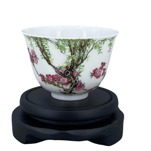 皇窑丨雅玩杏林春燕纹单杯（皇窑云鹏）景德镇陶瓷茶杯主人杯茶具