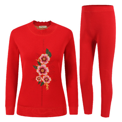 妈妈装本命年红色衣服马年女装