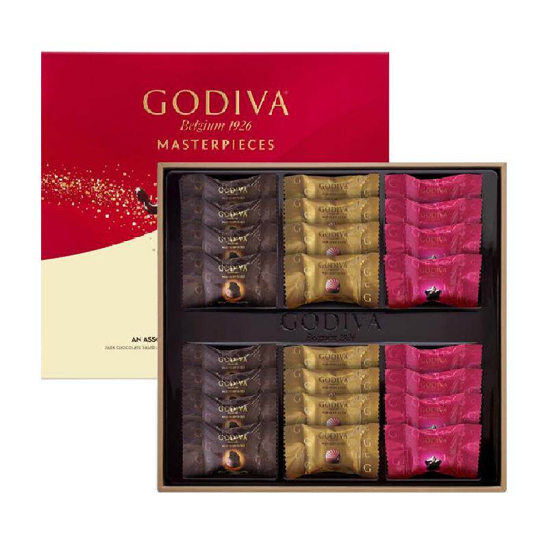 GODIVA/歌帝梵经典大师系列巧克力礼盒24颗送女友礼盒