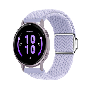 佳明Active6音乐智能运动手表Vivoactive5磁吸尼龙帆布编织表带3s