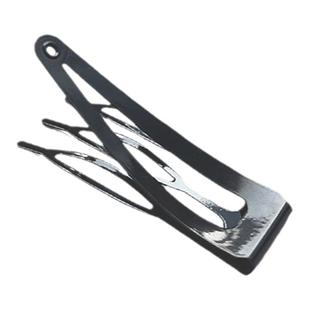 新款刘海梳夹黑色bb夹韩系发饰金属按扣发卡头饰前额碎发夹侧边夹