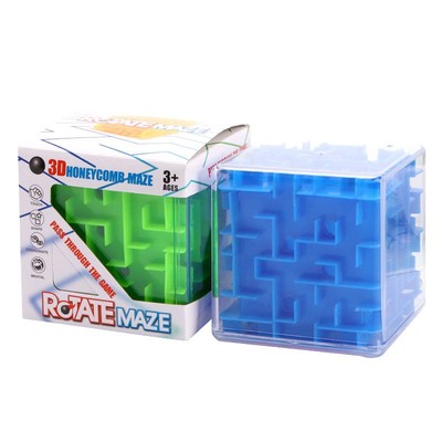 3D立体迷宫魔方儿童智力魔方走珠平衡迷宫球夜市地摊货源玩具厂家