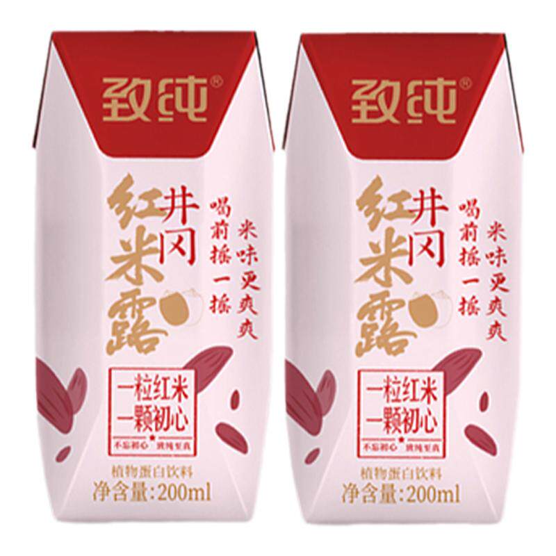 致纯井冈红米露红米奶植物奶米乳