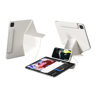 2025新款iPadPro保护套ipad11增高支架air7/6磁吸双面夹苹果mini7保护壳10轻薄防摔air5旋转13寸平板129高级4