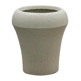 玄之祥石水泥花盆冰激凌甜筒款镁泥花盆客厅阳台绿植盆栽简约白色