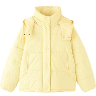 2024年冬季新款韩版棉衣连帽羽绒棉服学生淑女棉袄时尚外套短款