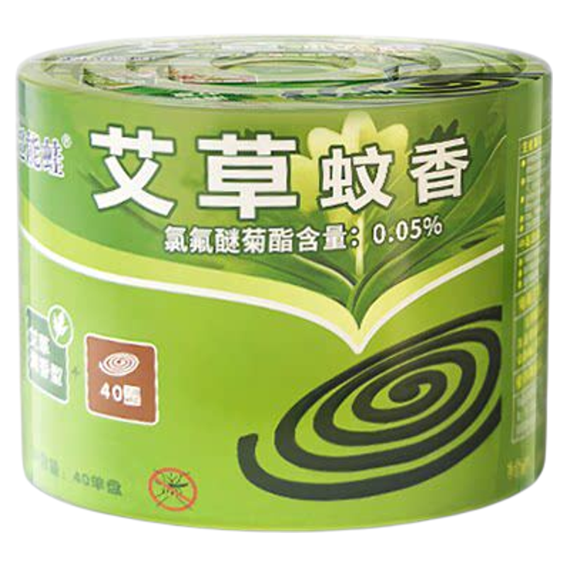 大盘蚊香艾草清香型无烟无香