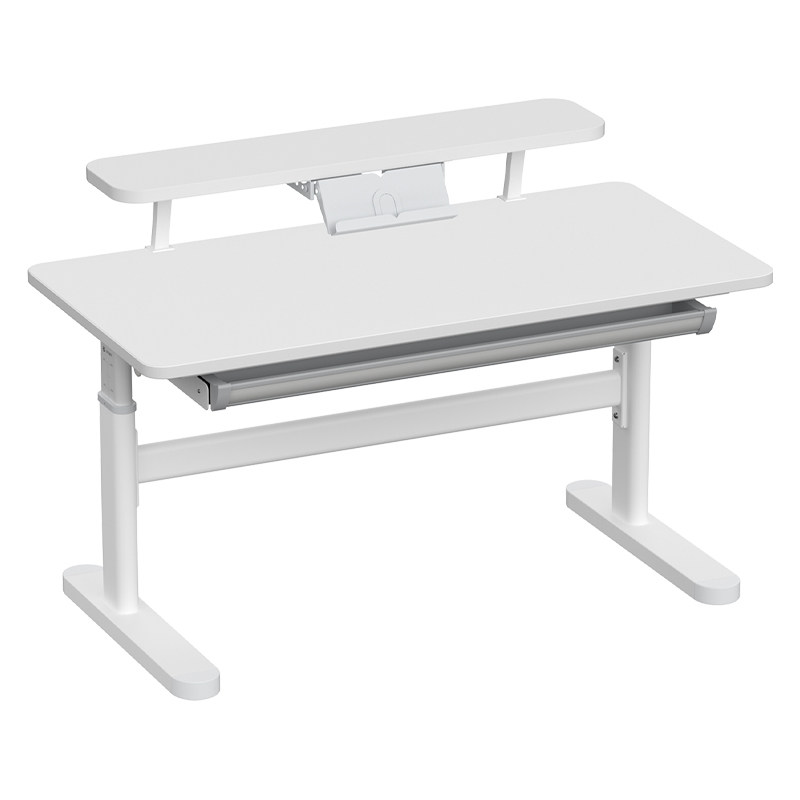 美好童年学习桌实木儿童书桌家用写字桌小学生可升降桌子课桌套装