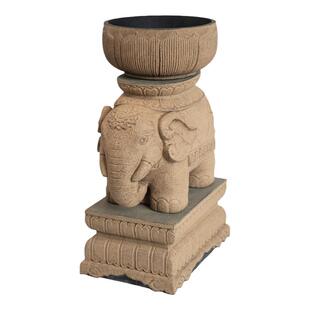 匠心坊中式花园布置大象造型花盆户外庭院装饰别墅门口大花盆摆件