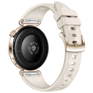 新款星光色适用华为gt6表带gt5手表gt4女款watch5原装硅胶腕带gt5pro智能女41mm按键款按压式透气运动替换带