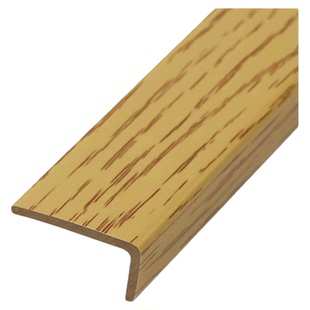 摩尔斯L型PVC收边条木地板圆弧衣柜收口线7字压边楼梯包边条自粘