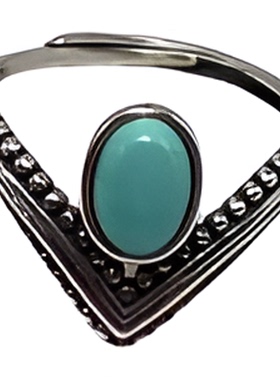 男女款纯银新中式可调节戒指小众