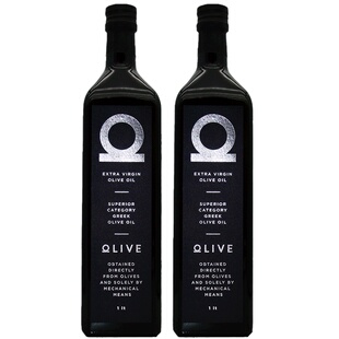弗法斯希腊原装进口橄榄油特级初榨1L*2瓶食用油官方正品沙拉生喝