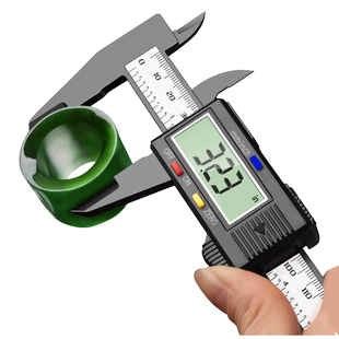 游标卡尺数显高精度数字电子不锈钢珠宝文玩翡翠手镯尺寸测量专尺