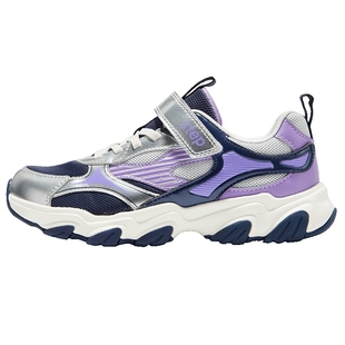 星辰|特步童鞋秋冬新款女童鞋防滑休闲运动鞋保暖棉鞋加绒跑步鞋