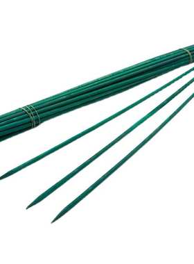 绿色竹签植物花卉防倒支撑杆室内外绑花固定支架插花杆金钱树单杆