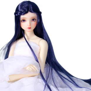 凯哥哥BJD假发夜萝莉娃娃牛奶丝PP丝假发3分娃叔中分男娃女娃现货