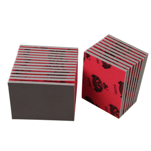 75x100小方磨机方形干磨海绵砂纸块气磨机植绒片干磨沙纸打磨抛光