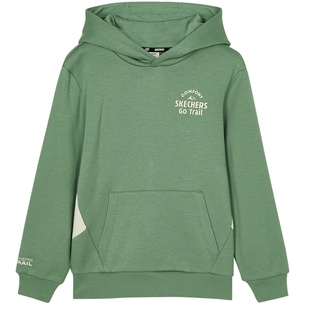 斯凯奇outlets童装男女中大童针织套头卫衣秋季新款儿童休闲上衣