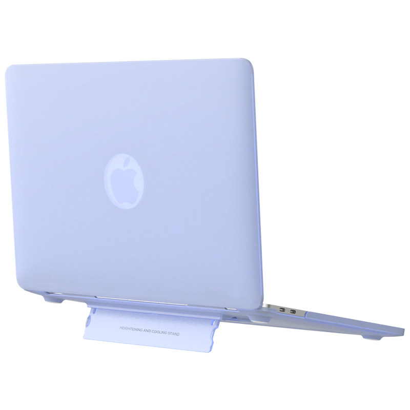 适用苹果笔记本电脑air13.6保护套MacBook pro14寸防摔透气新款M4/M3/m2/M1支架款磨砂外壳16寸