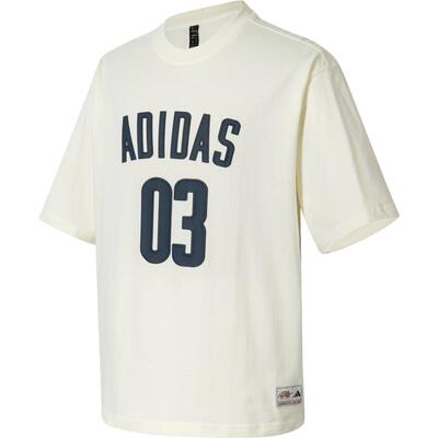 滔搏adidas阿迪达斯男子针织短袖运动休闲舒适T恤JM7232