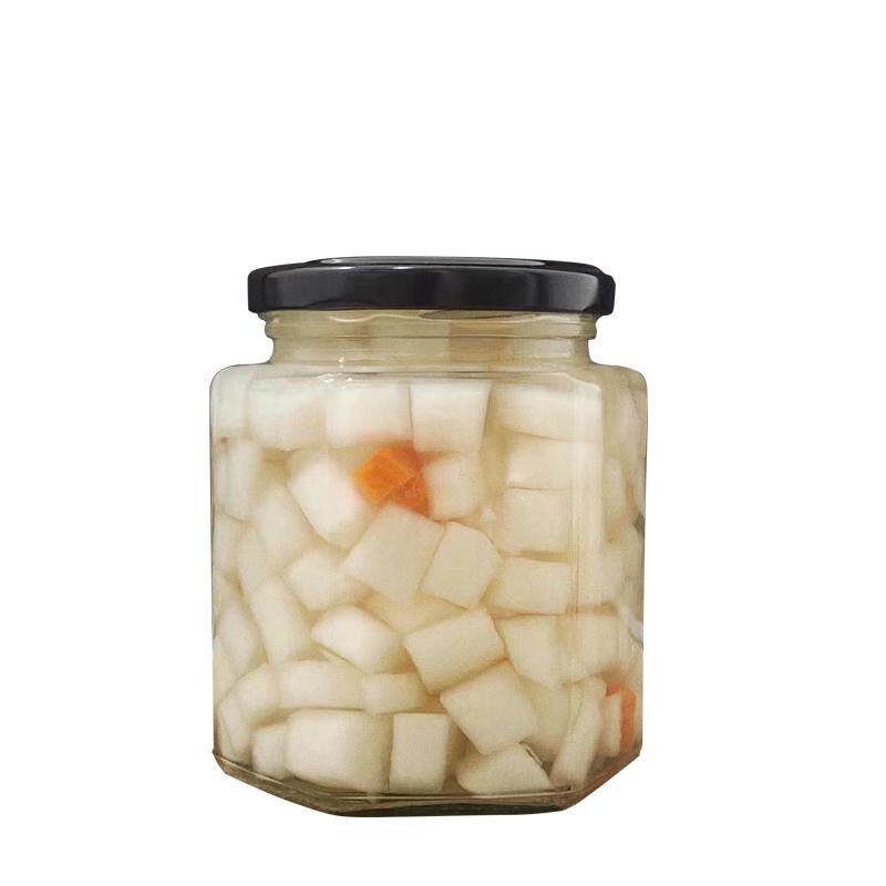酸甜萝卜丁泡菜福鼎肉片