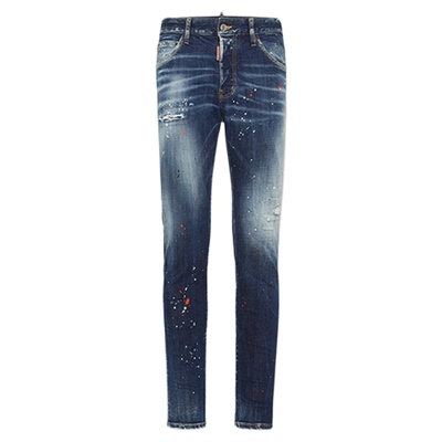 【7折】DSQUARED2/D2次方  男士复古直筒牛仔裤COOL GUY