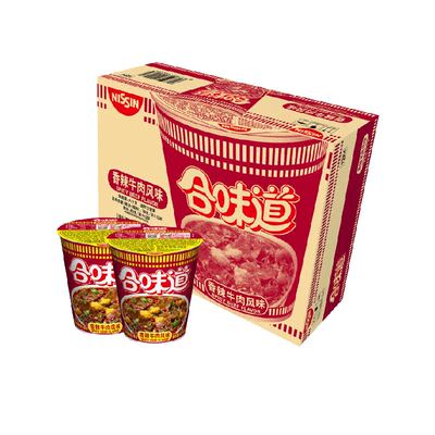 合味道香辣牛肉味方便面