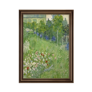 美式玄关装饰画莫奈油画正对门入户画墙壁挂画欧式玄幻走廊过道