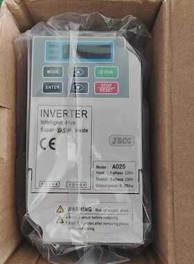 询价精研JSCC变频器A025，0.25KW功率，输入220V单
