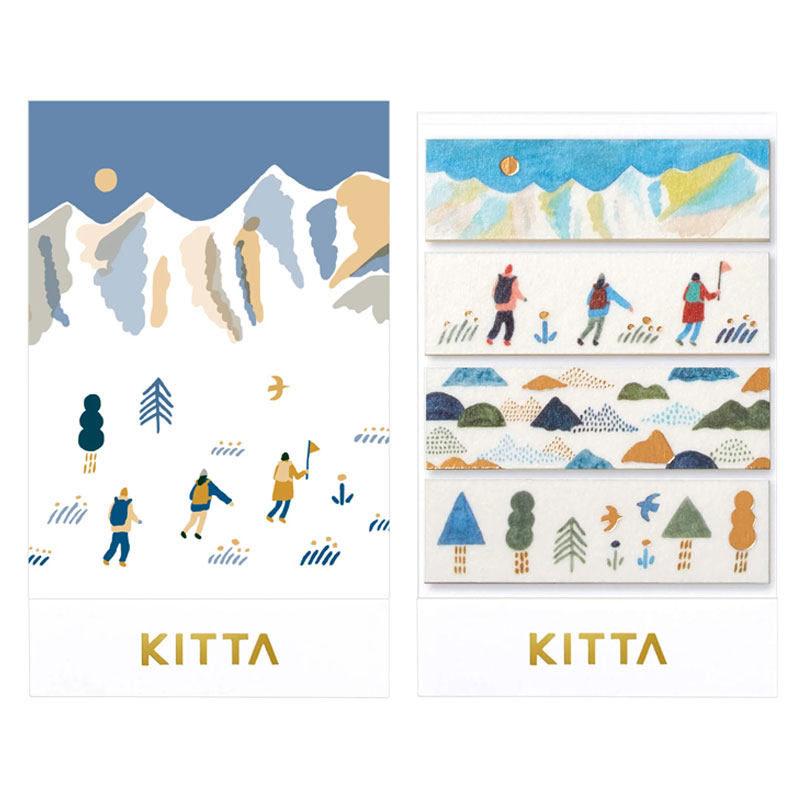 KITTA分装式透明粘纸和纸胶带