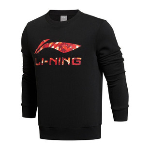 中国李宁卫衣男女2025秋冬款刺绣连帽外套liming长袖T恤运动服