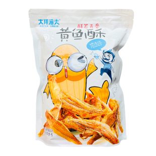 大洋渔夫黄鱼酥即食非油炸香酥小黄鱼酥脆小鱼干海鲜干货儿童零食